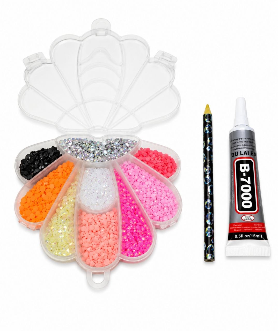 Seashell Sparkle Diamond Art Kit – 9 Colors