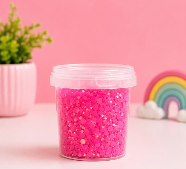 70 to 100 grams rhinestone container