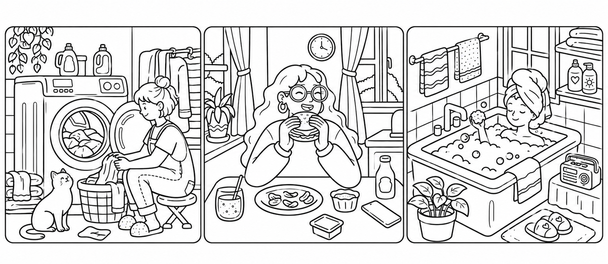 Cosy Glow: Cute Café Moments