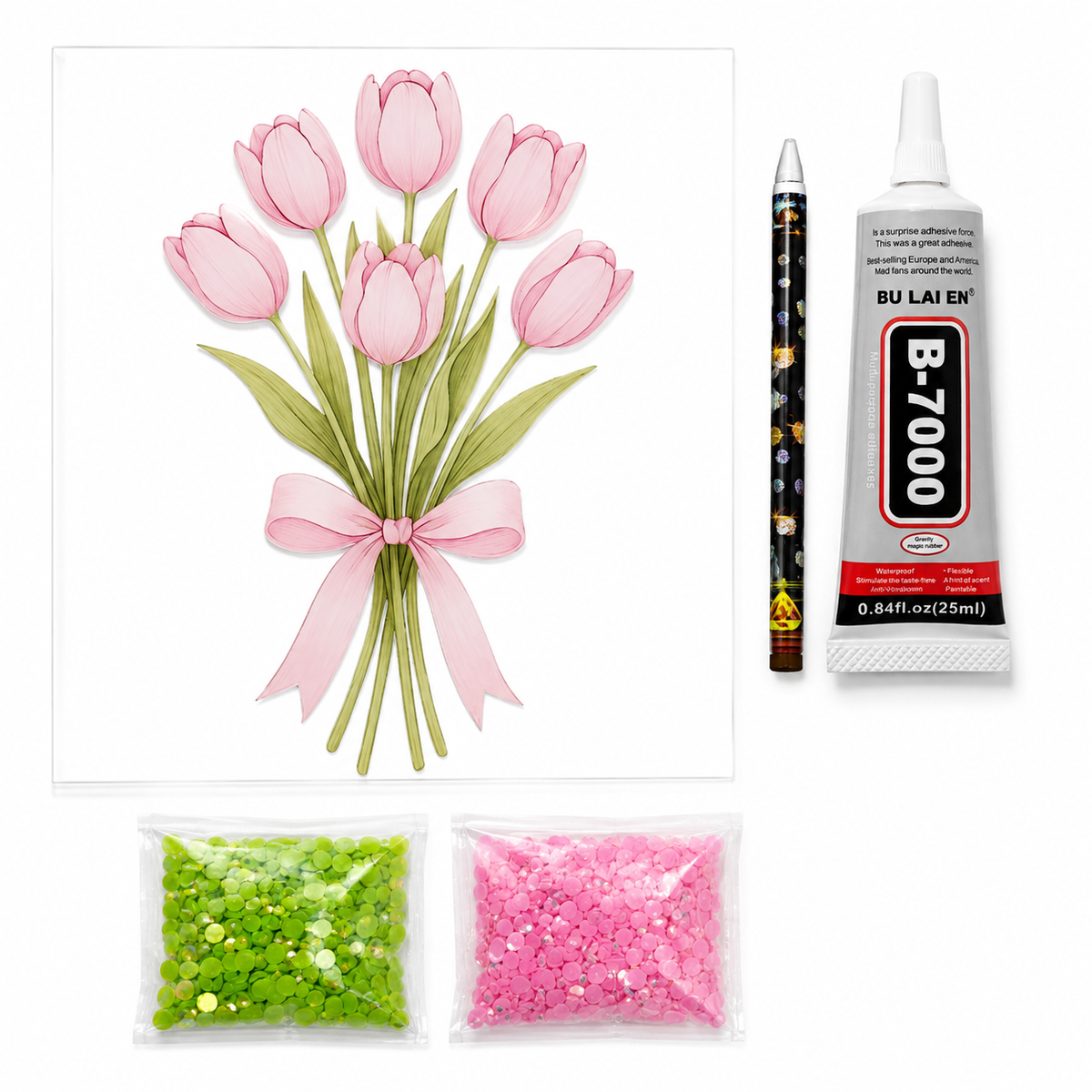 Pastel Tulip Diamond Art Kit