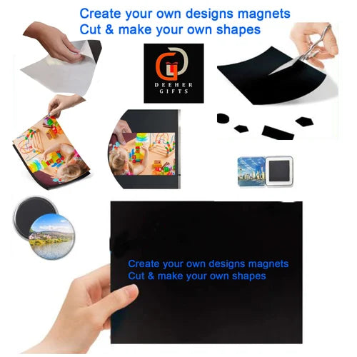 Magnetic Sheet with Double-Sided Adhesive "20cm"