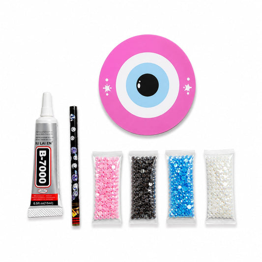 Pink Evil Eye Acrylic Coaster 🩷🧿