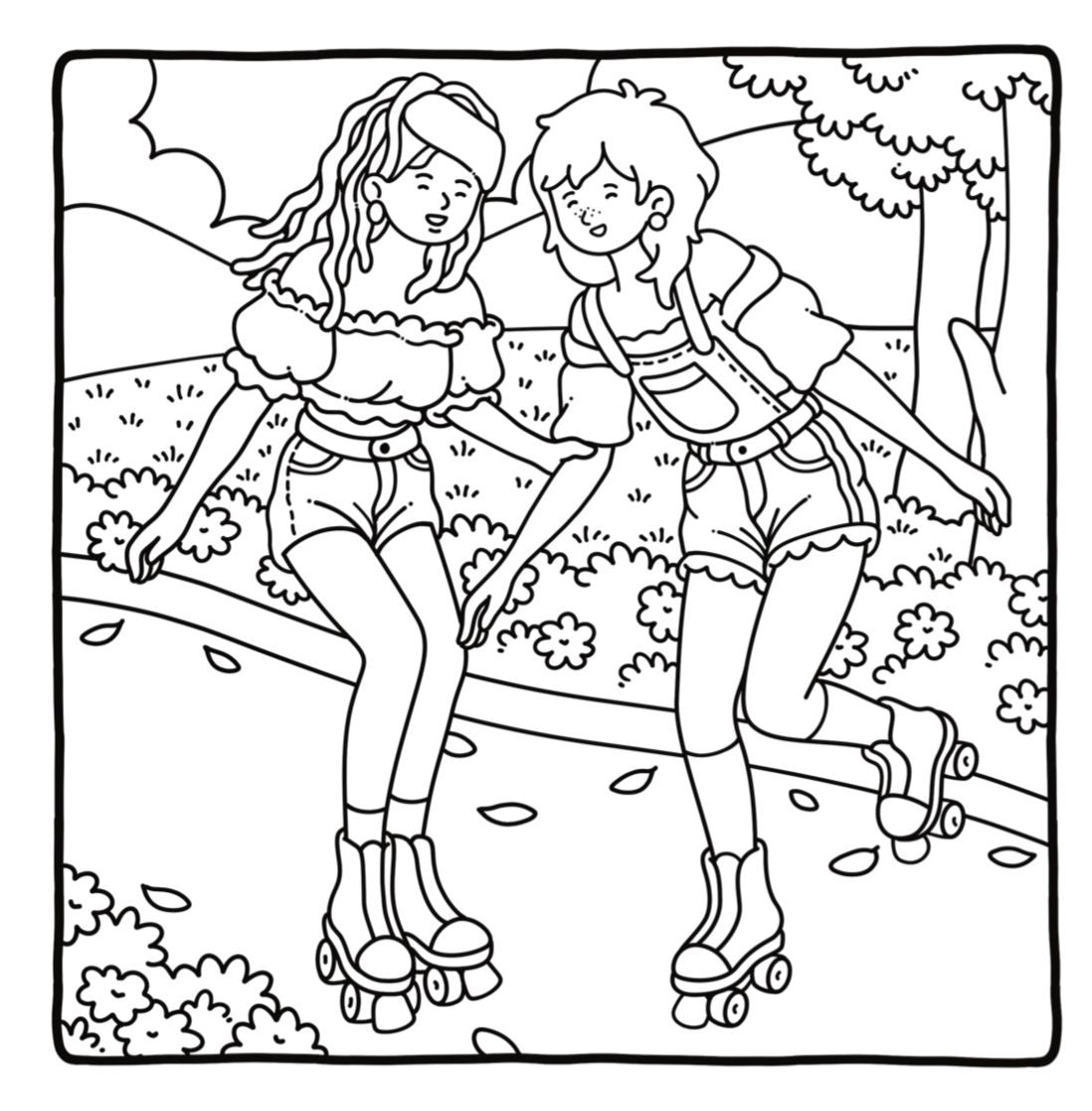 ✨GIRL BESTIE – Coloring Book ✨