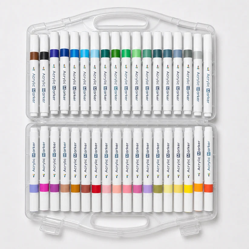 Acrylic Markers – 48 Colors 🎨