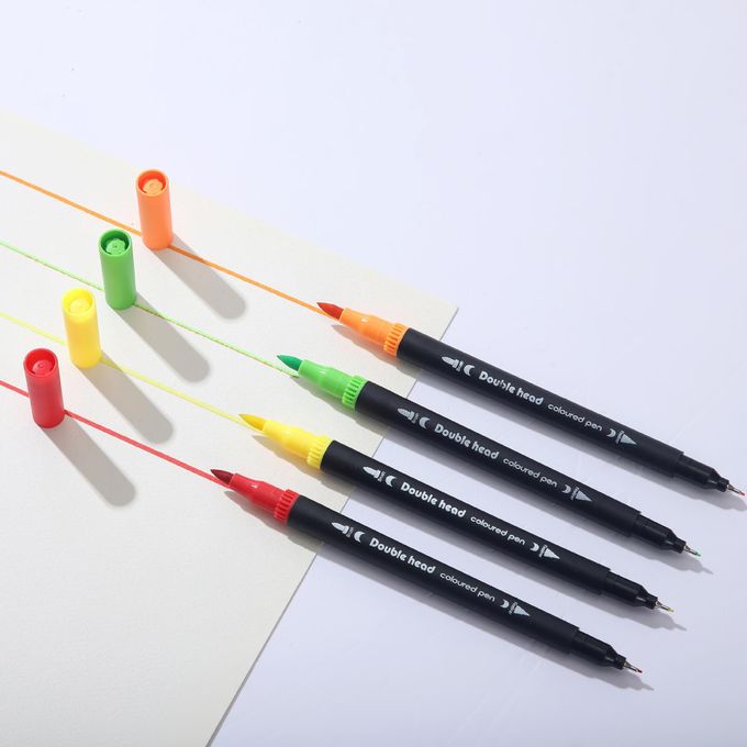 36 Colors Dual Brush Pens Set with Case