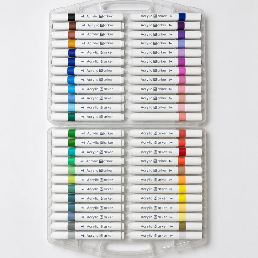 Acrylic Markers – 48 Colors 🎨