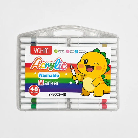 Acrylic Markers – 48 Colors 🎨