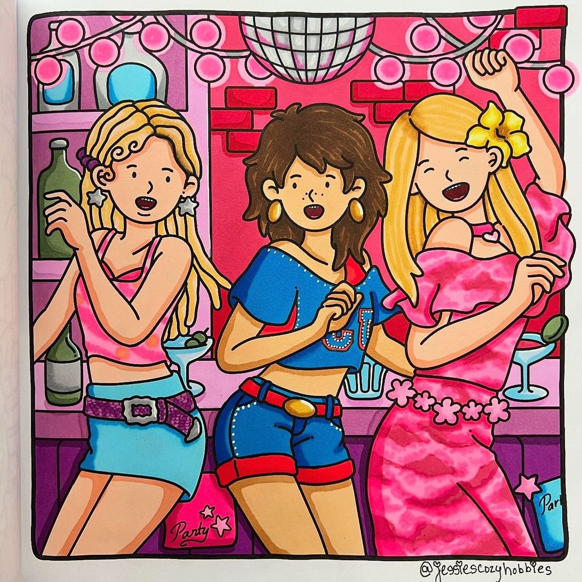 ✨GIRL BESTIE – Coloring Book ✨