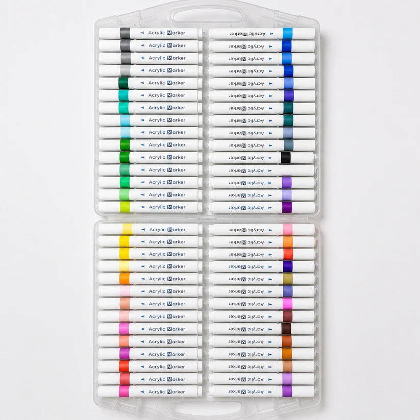 Acrylic Markers – 48 Colors 🎨