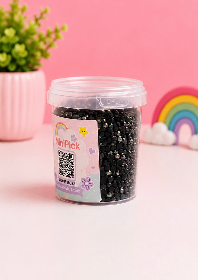 70 to 100 grams rhinestone container