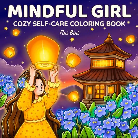 Mindful Girl  -Coloring Book