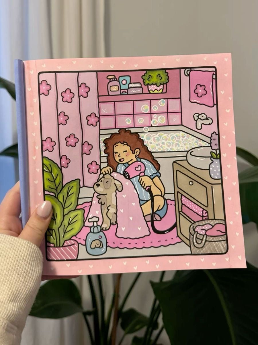 ✨ Girly Diaries –  Coloring Book ✨