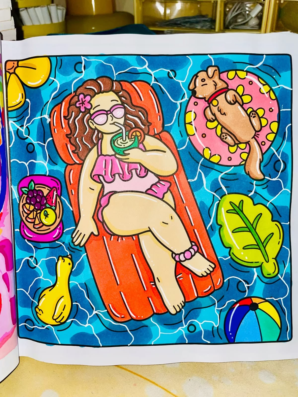 Curvey cuties coloring book