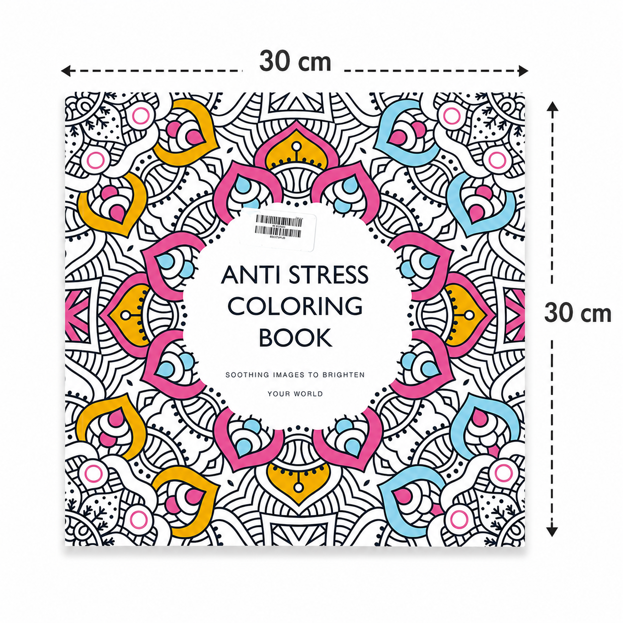 Mandala Coloring Book – 30×30 cm