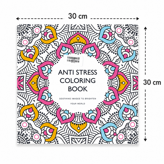 Mandala Coloring Book – 30×30 cm