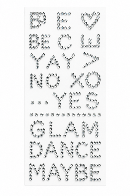 Rhinestone Sticker Sheet