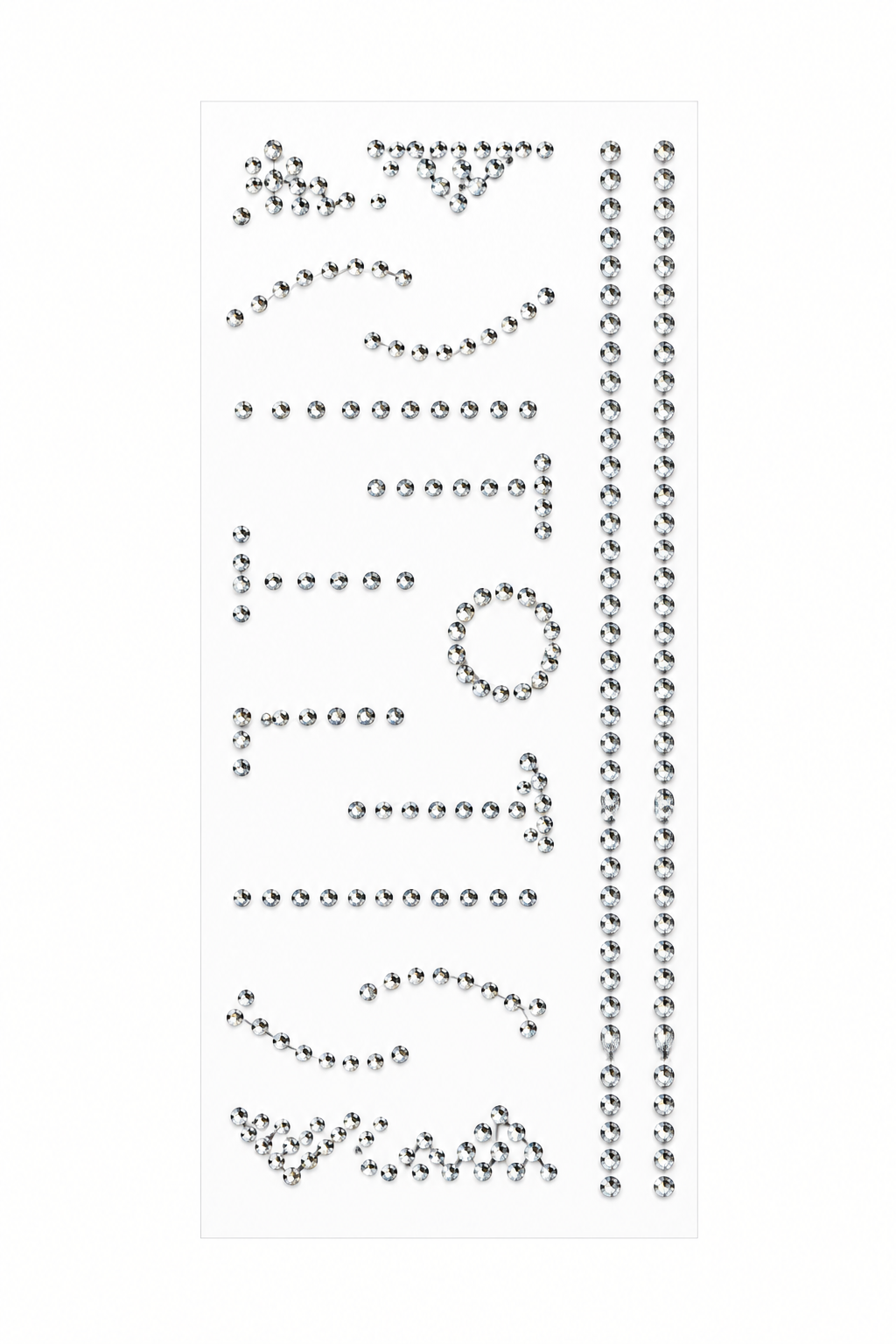 Rhinestone Sticker Sheet
