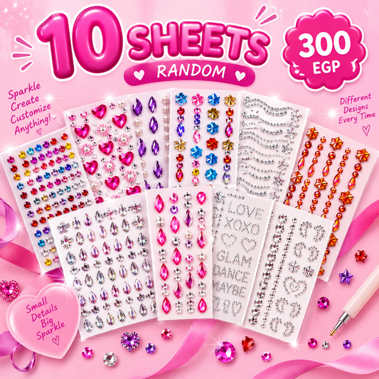 Random Bedazzling Sheets