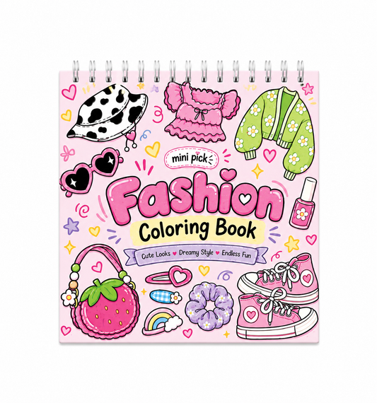fashion – Mini Coloring Book