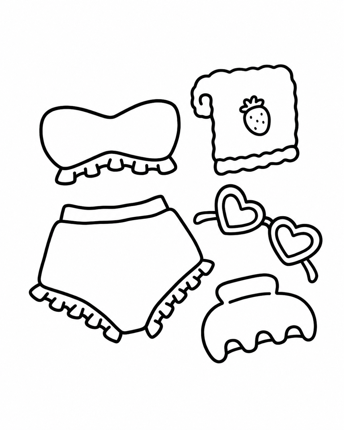 fashion – Mini Coloring Book