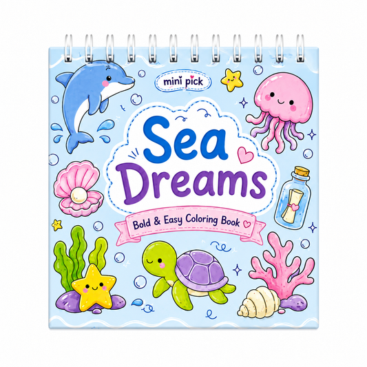 sea dreams  – Mini Coloring Book