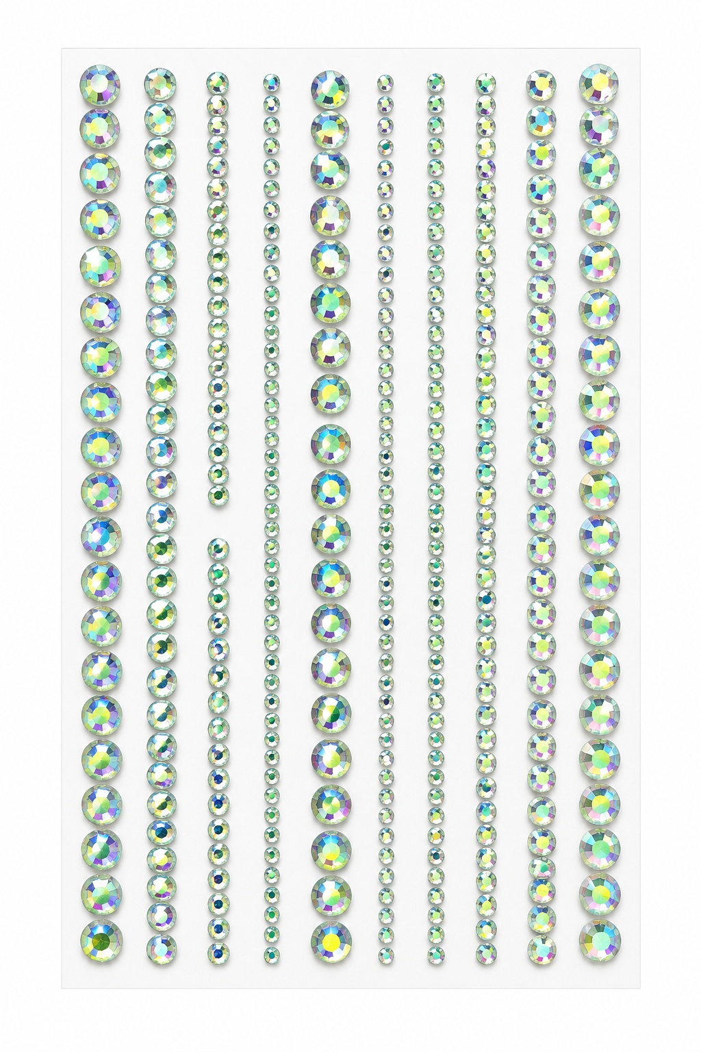 AB Crystal Rhinestone Sticker Strips ✨