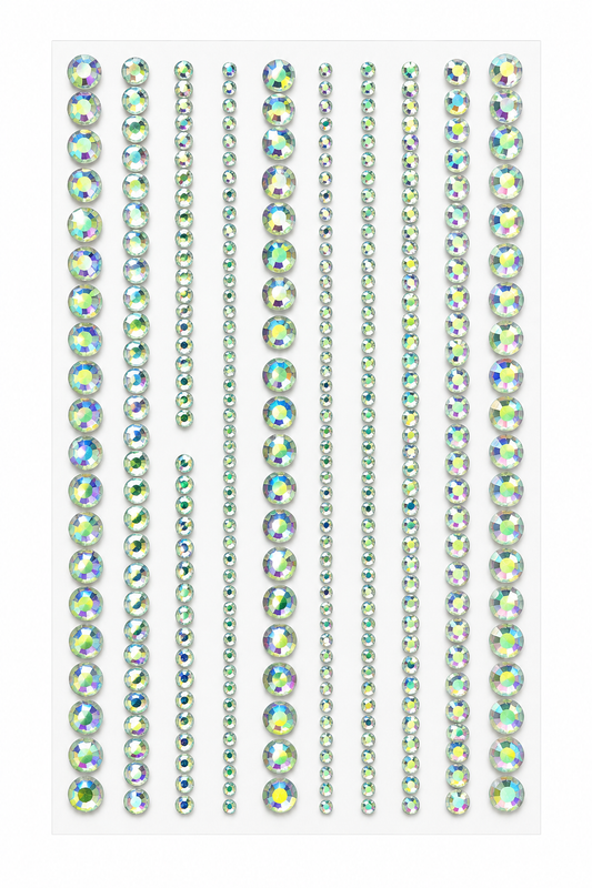 AB Crystal Rhinestone Sticker Strips ✨