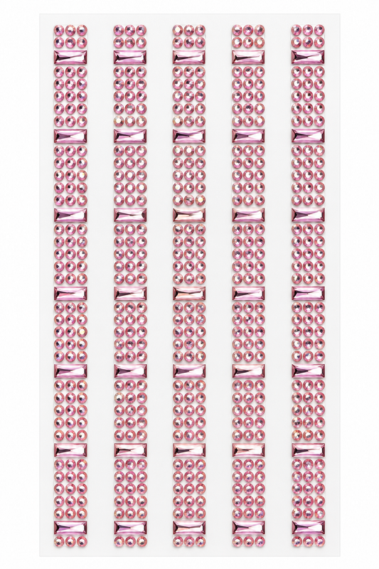 Rhinestone Strip Sticker Sheet ✨
