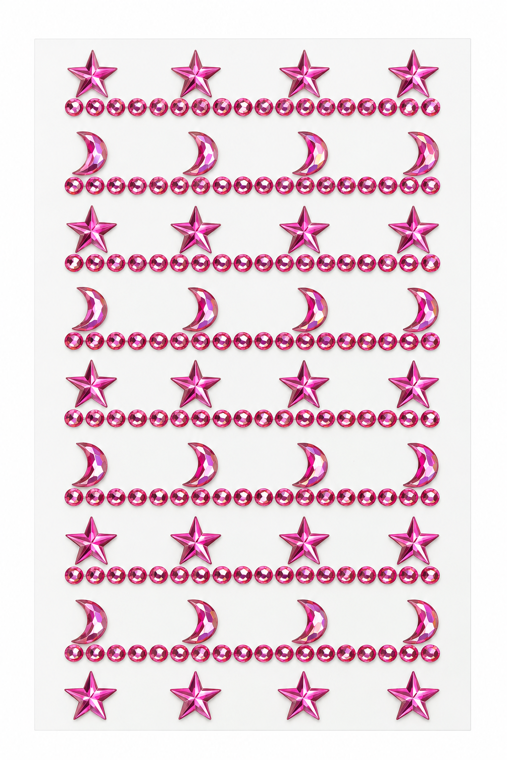 Celestial Iridescent Rhinestone Sticker Sheet