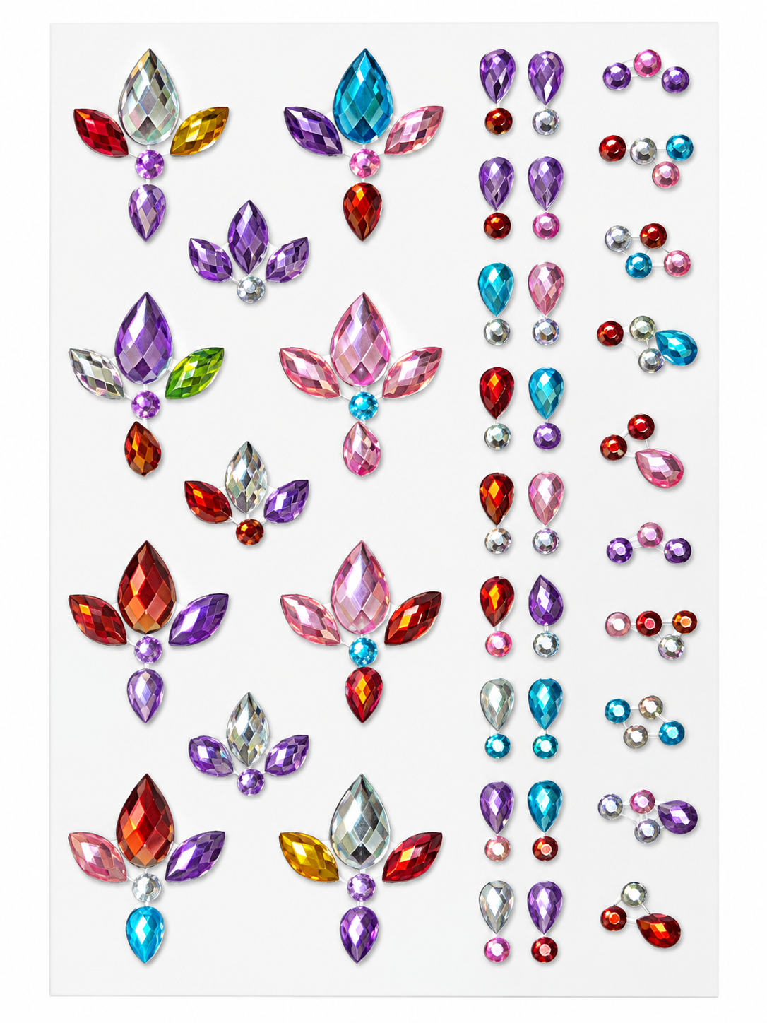 Rhinestone Sticker Sheet