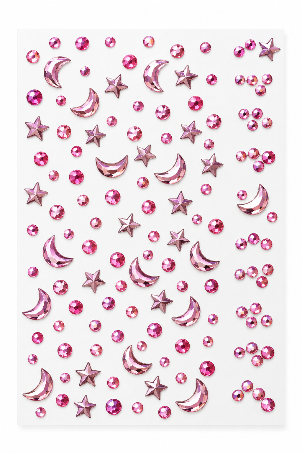Iridescent Celestial Rhinestone Sticker Sheet
