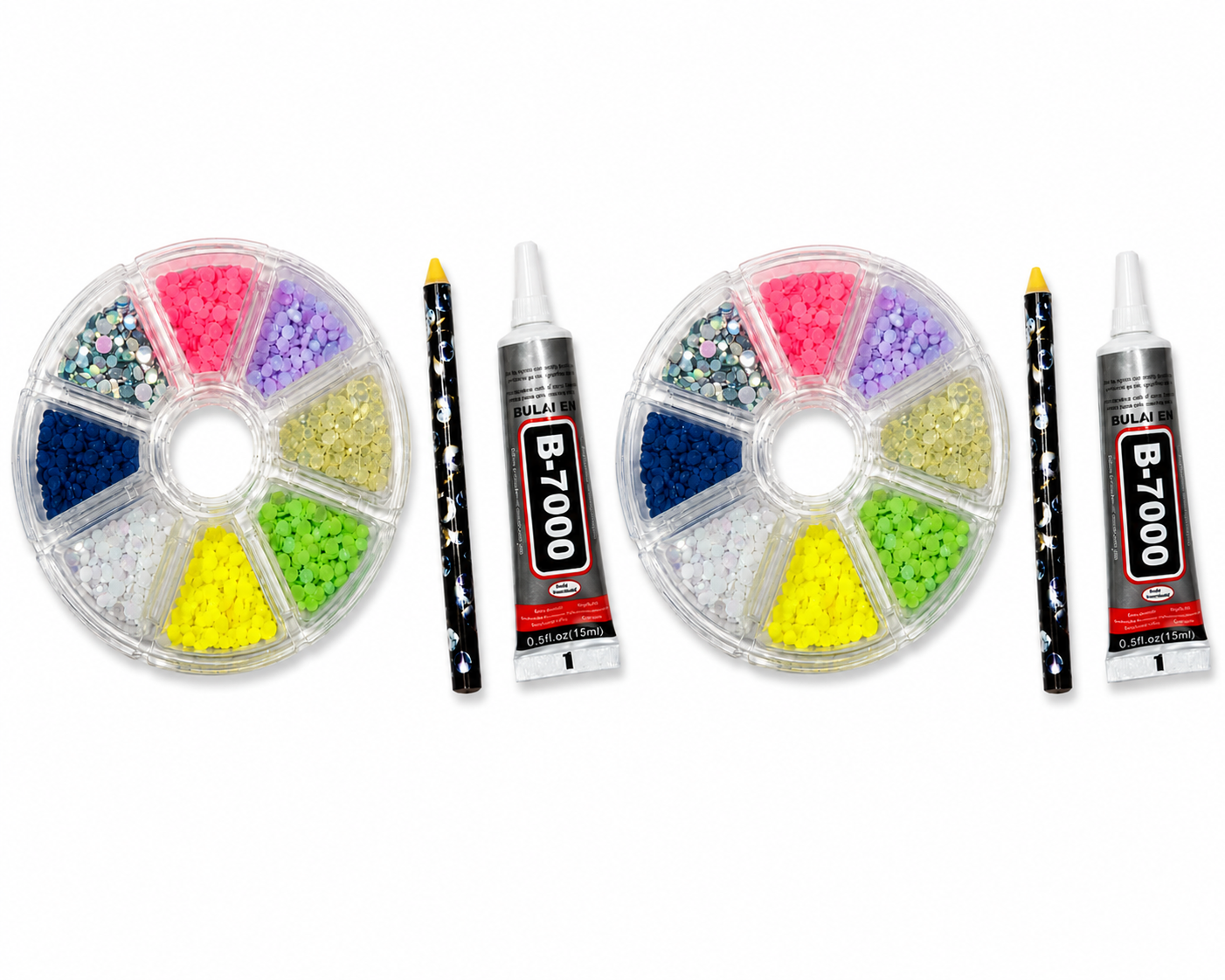 2 Sparkle Diamond Art Kit –8 Colors