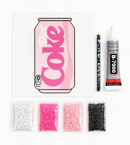 Acrylic coke Sparkle Diamond Art Kit
