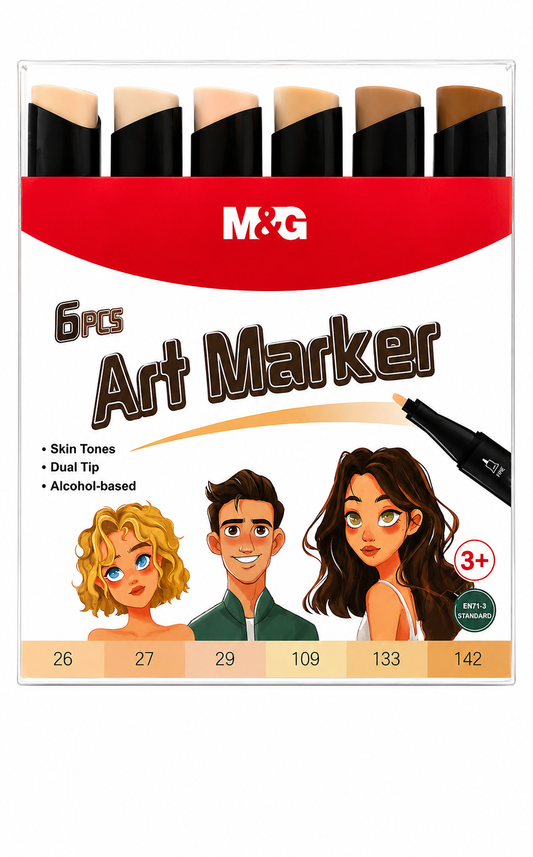 M&G Marcadores Skin Tones 6 shades