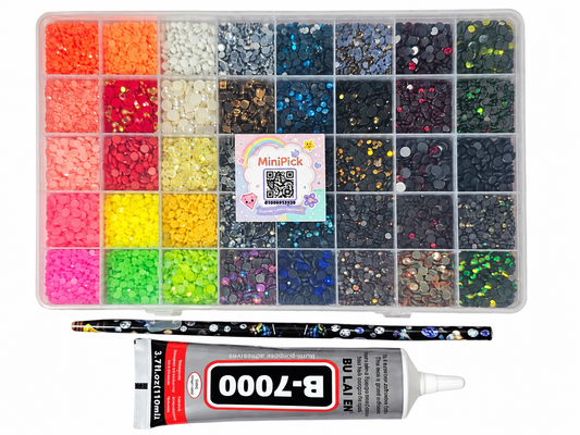 40 Colors Sparkle Diamond Art Kit – 40 Colors