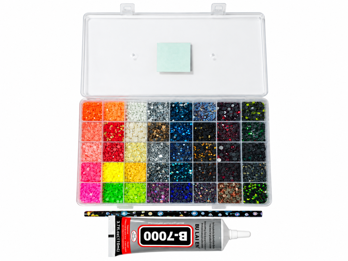 40 Colors Sparkle Diamond Art Kit – 40 Colors