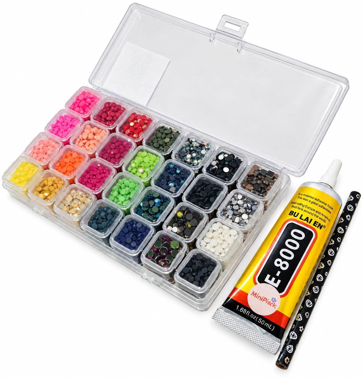 28 Colors Sparkle Diamond Art Kit