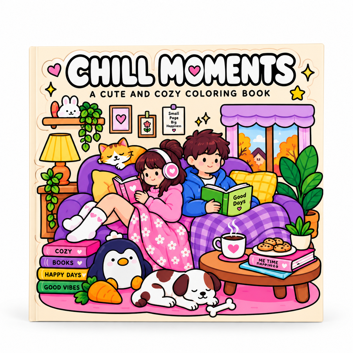 Chill Moments Cozy Coloring Book