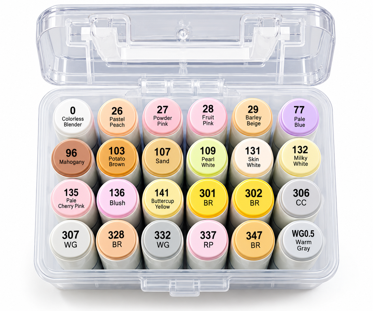 Superior 24 Colors Art Markers Set