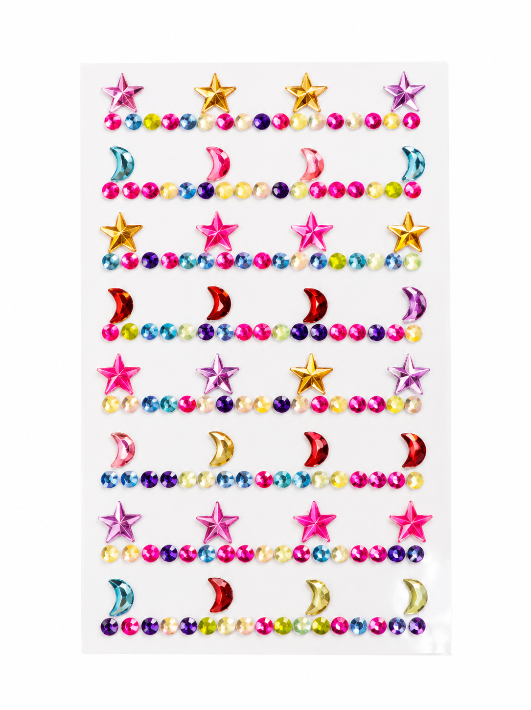 Celestial Iridescent Rhinestone Sticker Sheet