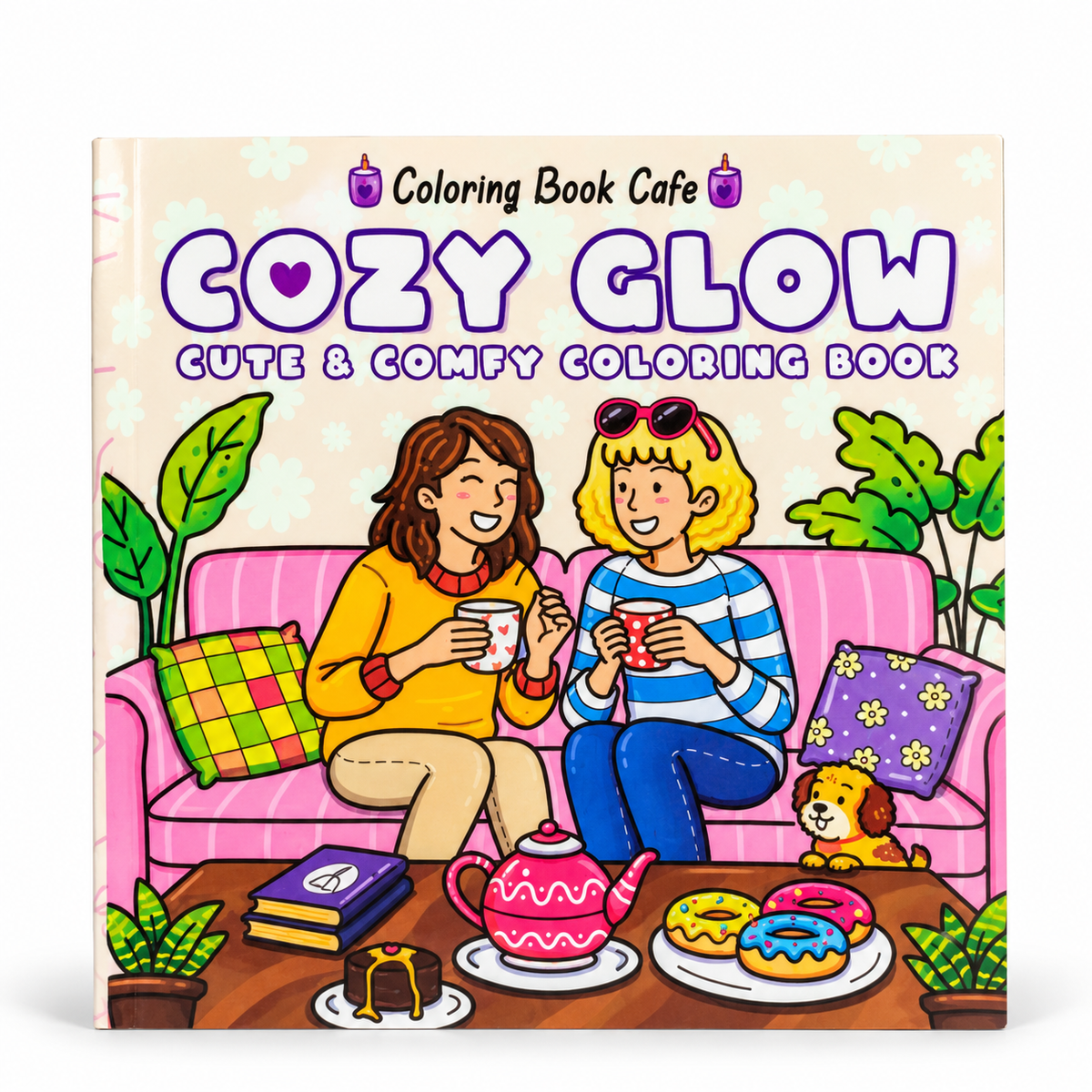Cozy Glow Cafe Colouring Book