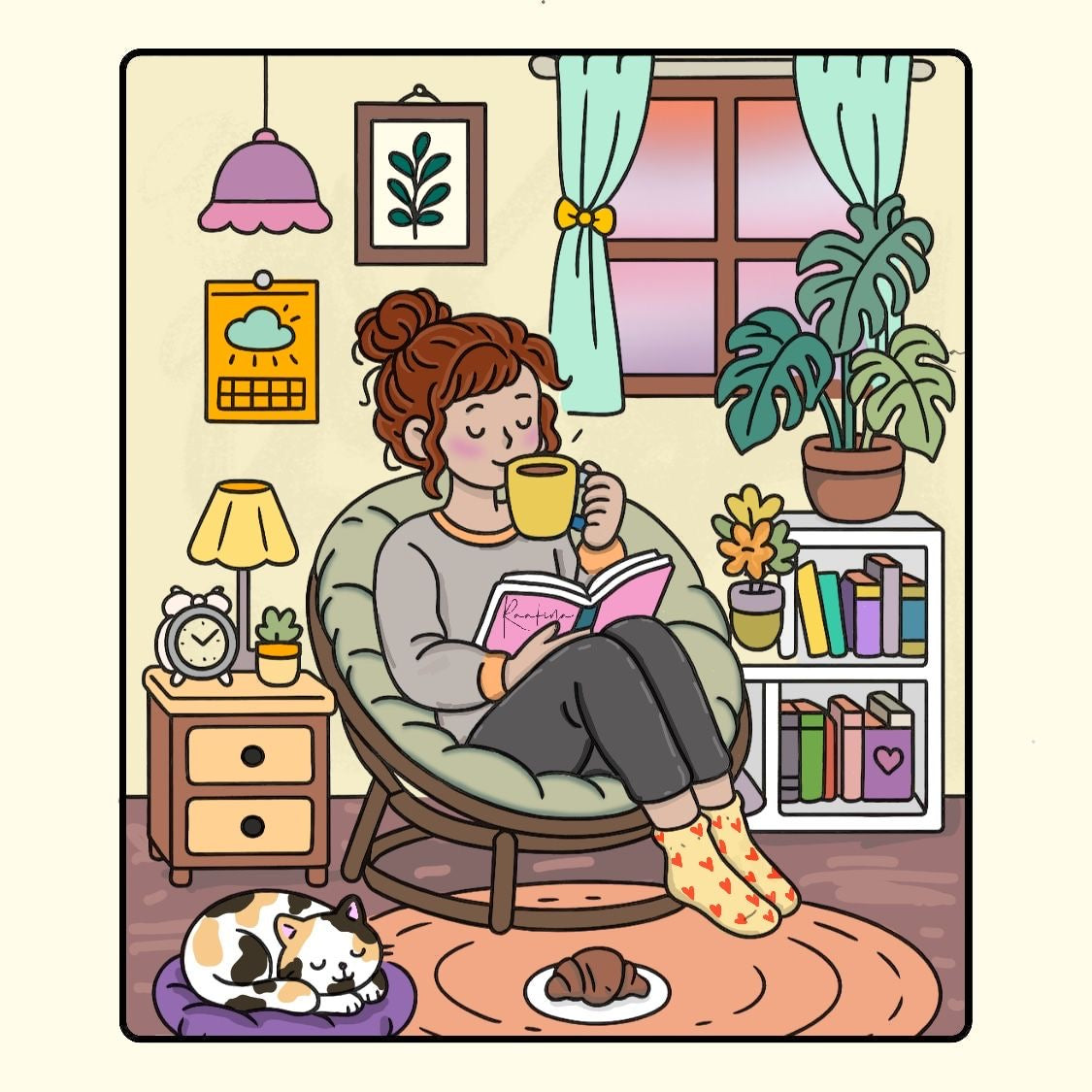 Overthinking off coloring book
