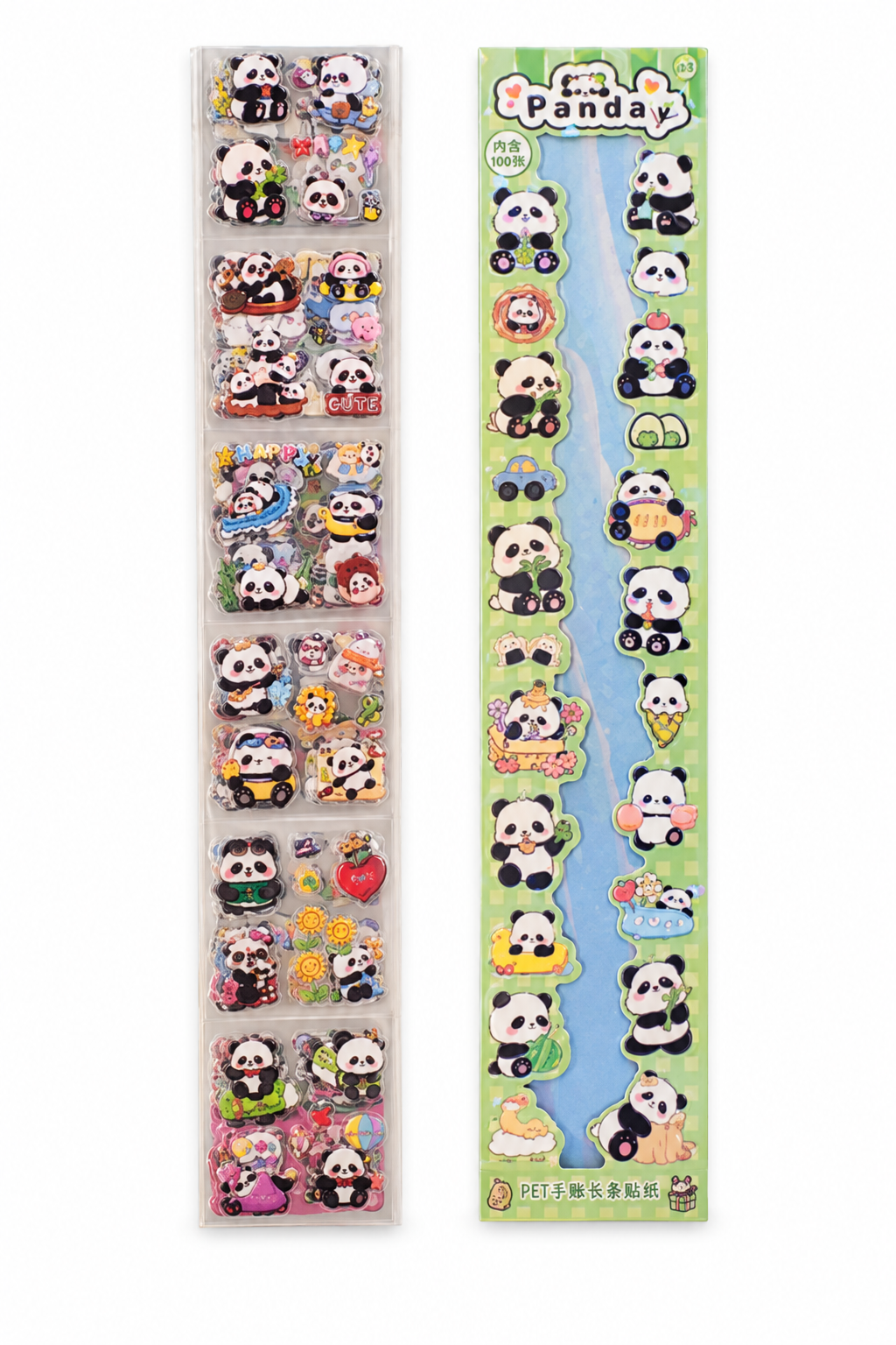 🐼 Panda Stickers – 100 Stickers