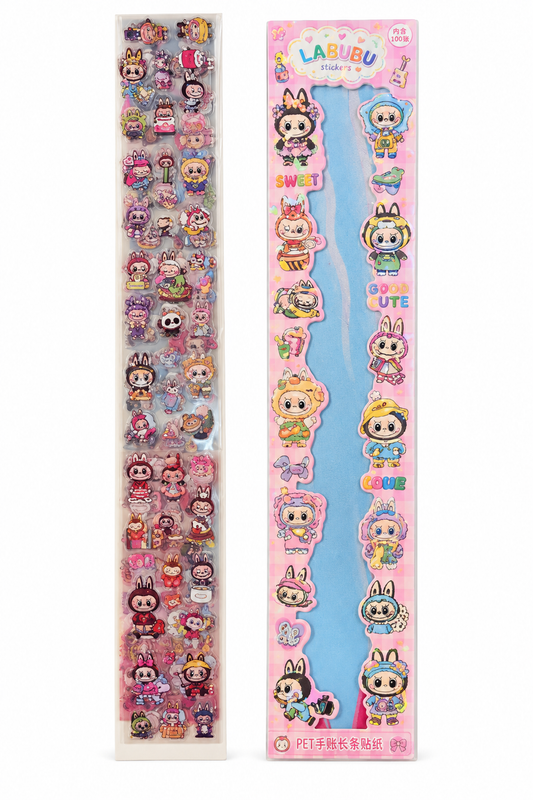 Labubu 100 Stickers 🎀