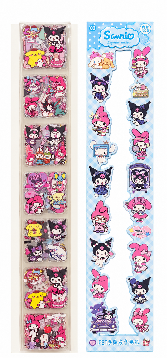 Sanrio Kawaii Stickers -100 Stickers