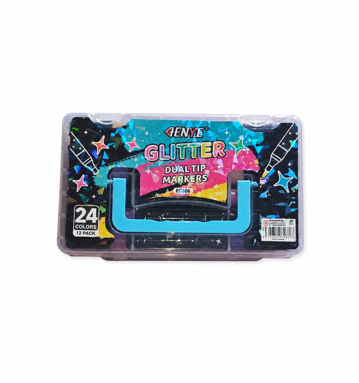 Glitter Markers 24-ألوان جليتر