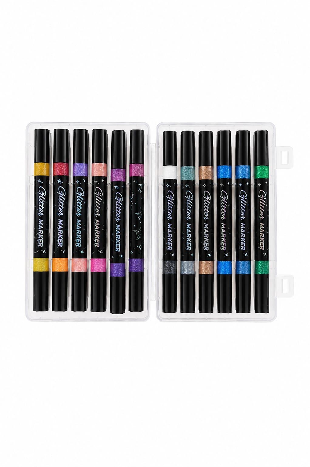 Glitter Markers 24-ألوان جليتر