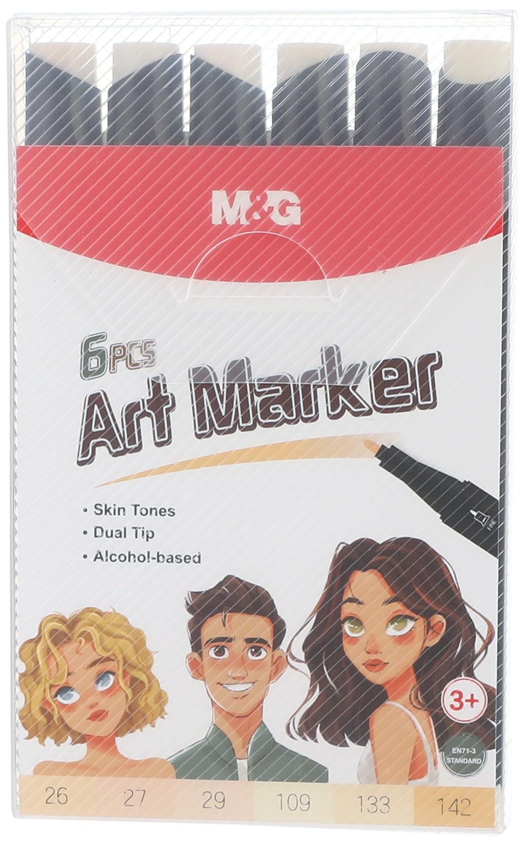 M&G Marcadores Skin Tones 6 shades