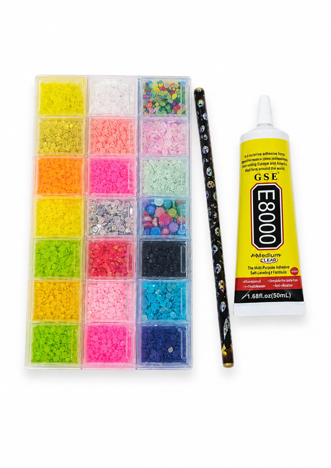 Biggest  Sparkle Diamond Art Kit –21 Colors