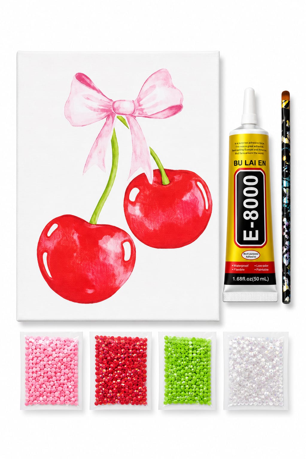 Cherry Bow Diamond bedazzling Kit